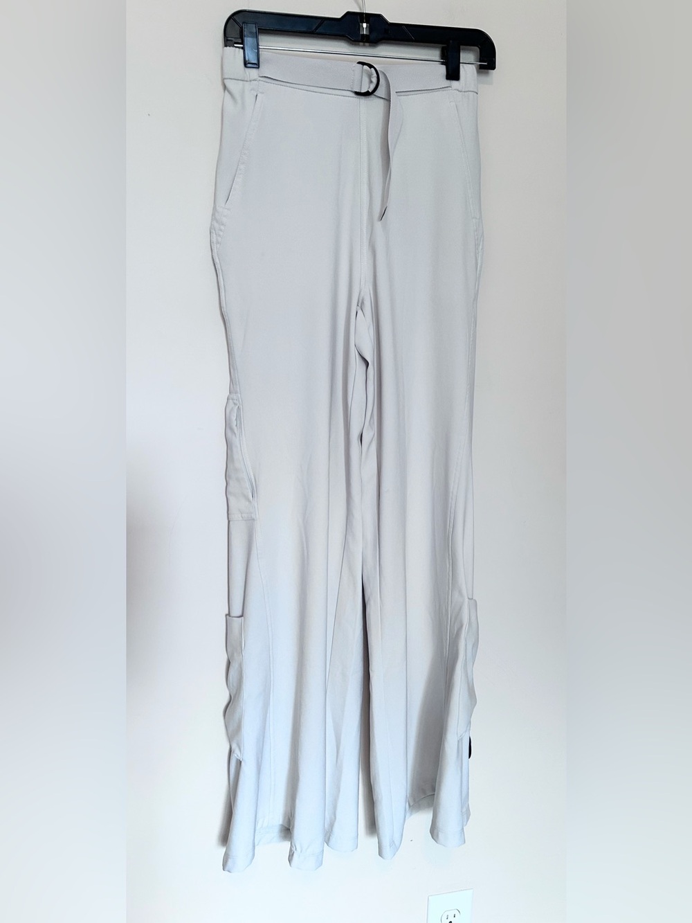 Nike cream Wide Leg Belted Pants